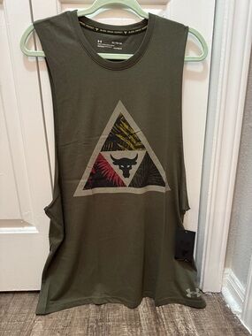 Under Armour Men’s UA Project Rock MANA Tank- Size XL- NWT
